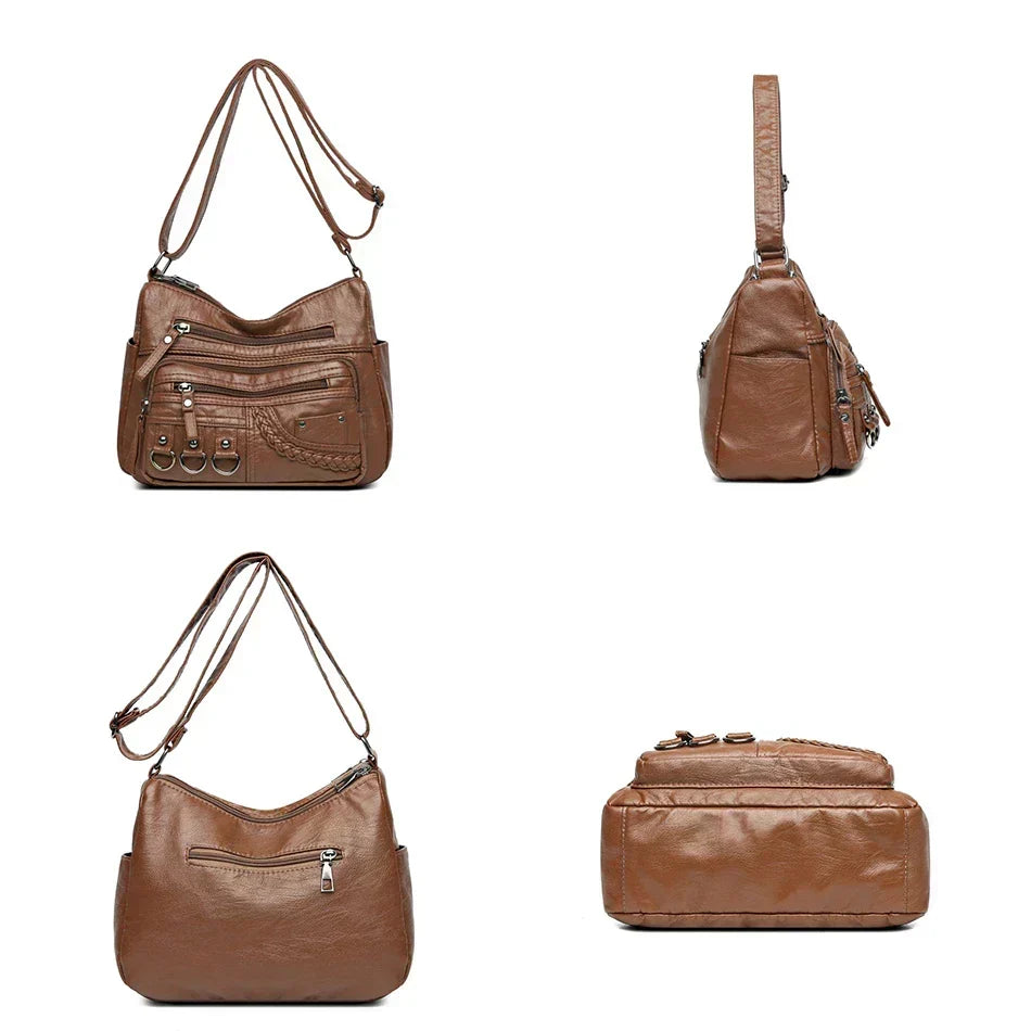 Renata | Bolso de hombro con bolsillos