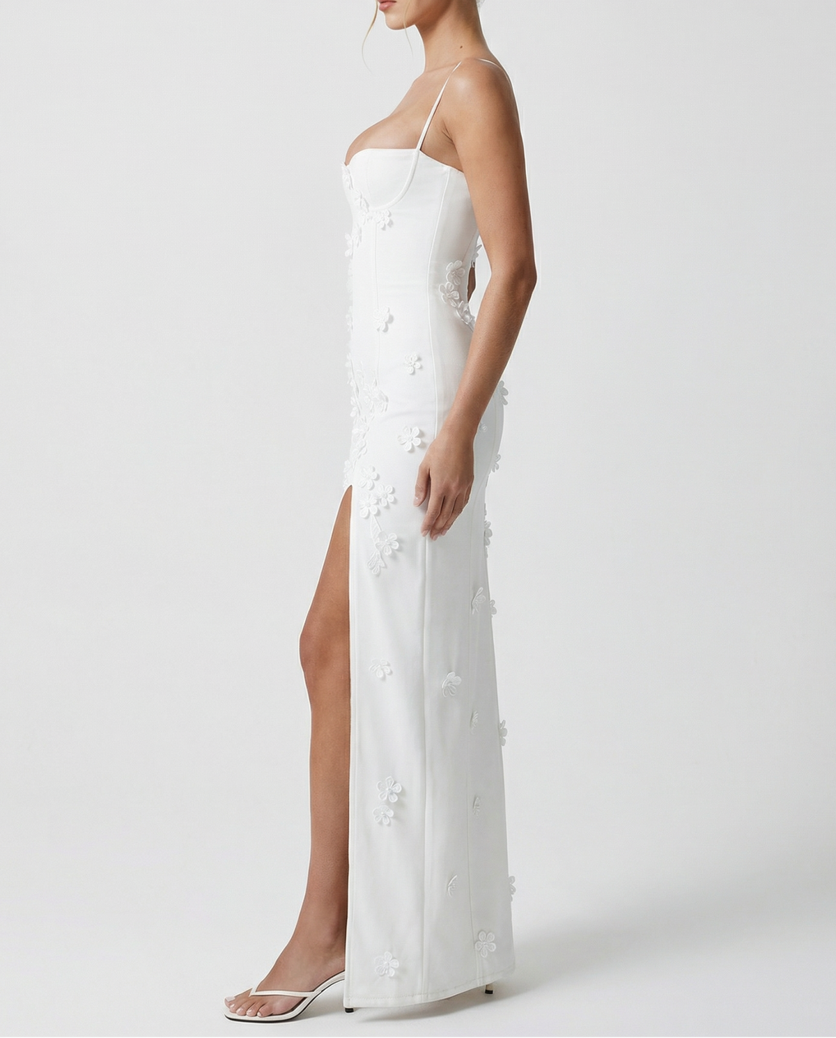 Dulce | Vestido maxi con abertura
