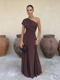 Brenda | Vestido midi de línea limpia