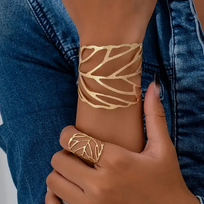 Catalina | Pulsera vintage con diseño de hojas