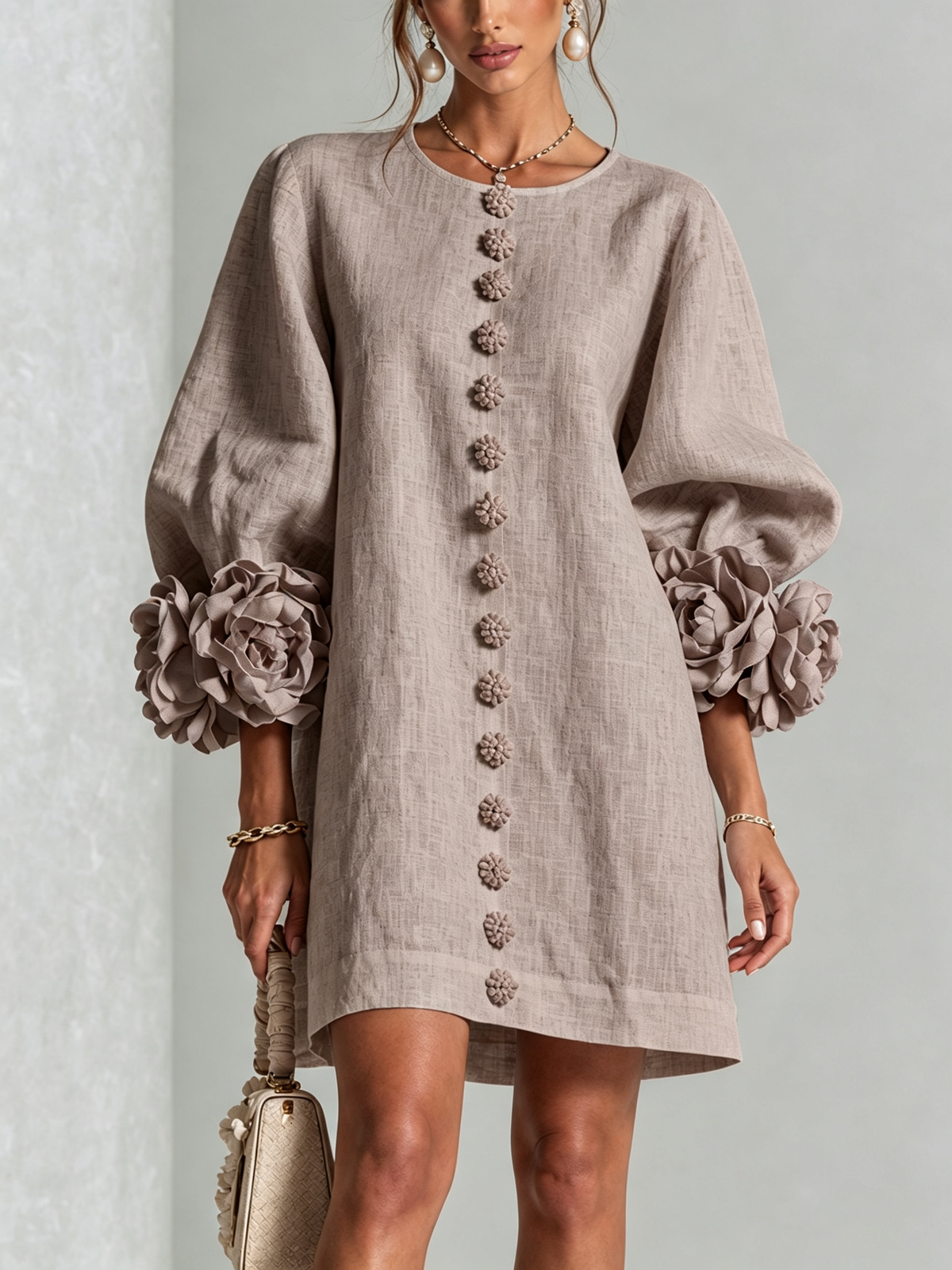 Rosalinda | Minivestido con botones