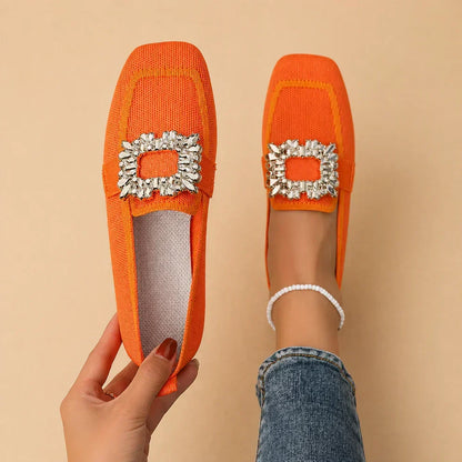 Asha | Mocasines con hebilla de cristal