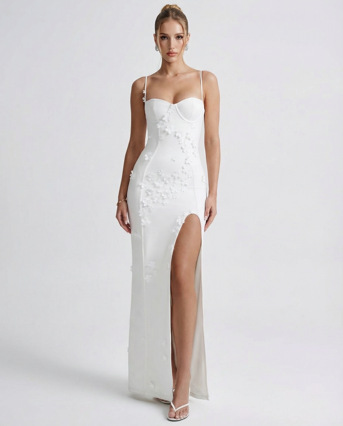 Dulce | Vestido maxi con abertura