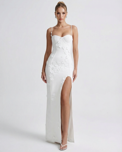 Dulce | Vestido maxi con abertura
