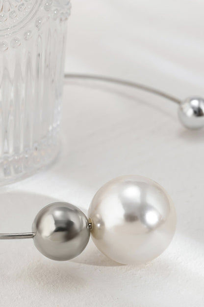 Chiara | Collares de perlas metálicas