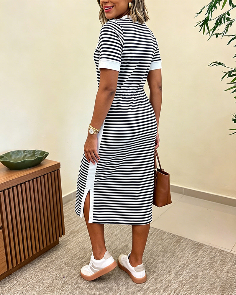 Mariana | Vestido midi camisero con bolsillos