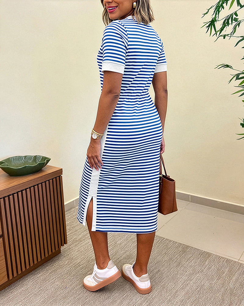 Mariana | Vestido midi camisero con bolsillos