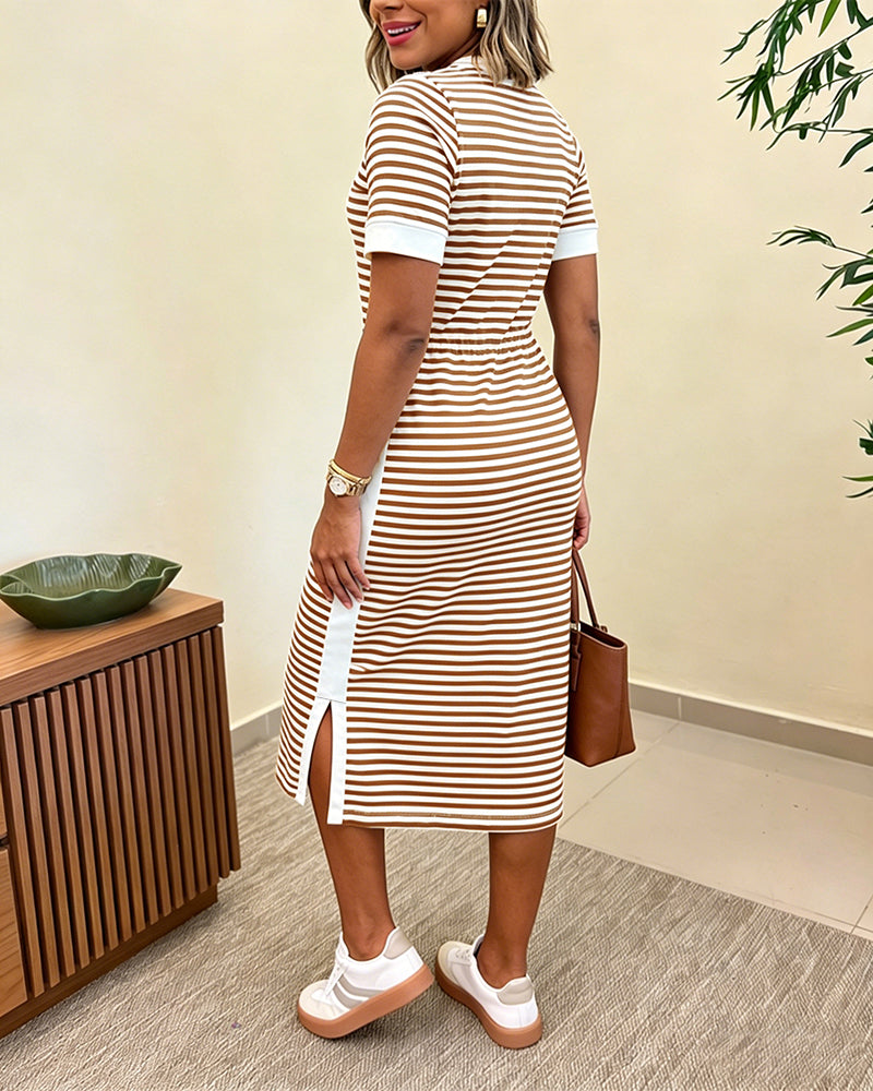 Mariana | Vestido midi camisero con bolsillos