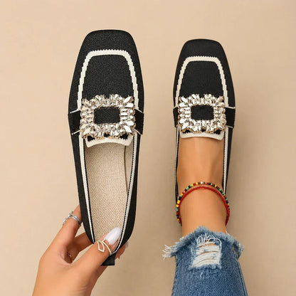 Asha | Mocasines con hebilla de cristal