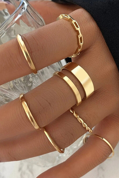 Olivia | Conjunto de 7 anillos