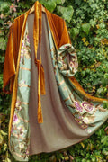Valeria | Abrigo de terciopelo estampado