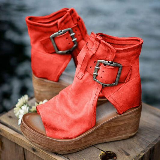Ximena | Sandalias de cuña bohemias