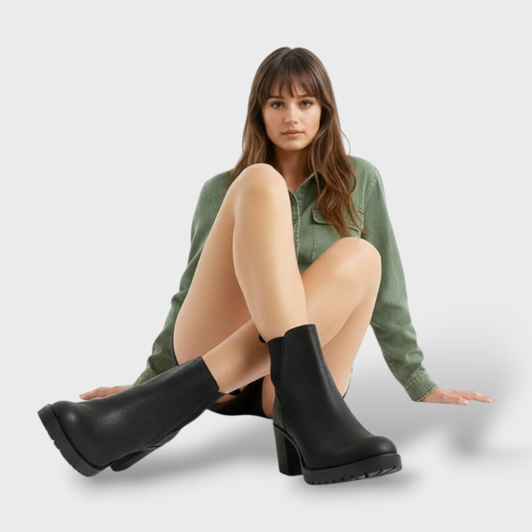 Kira | Botines clásicos de tacón cuadrado