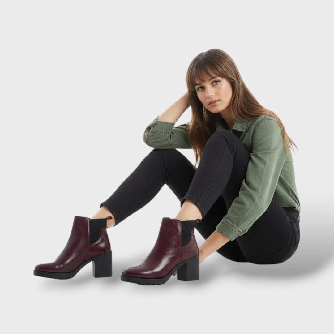 Kira | Botines clásicos de tacón cuadrado