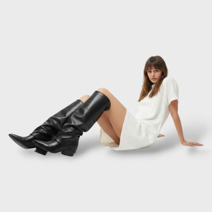 Eva | Botas altas de tacón elegantes