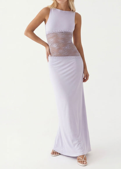 Estefanía | Vestido maxi con corte de velo