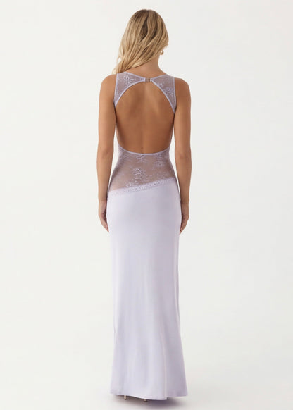 Estefanía | Vestido maxi con corte de velo