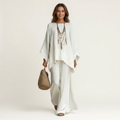 Candela | Conjunto bohemio de lino