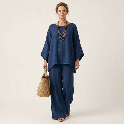 Candela | Conjunto bohemio de lino