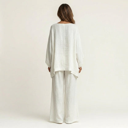 Candela | Conjunto bohemio de lino