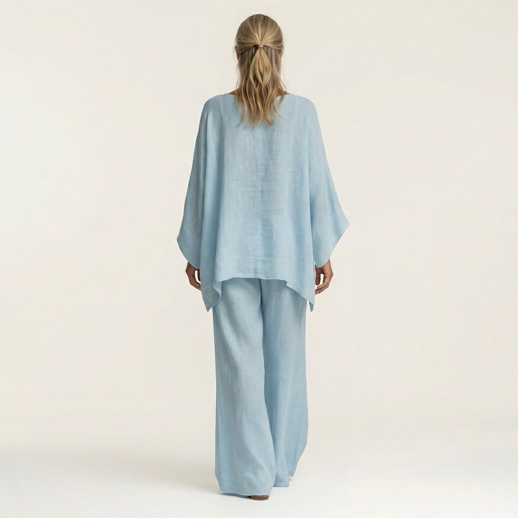 Candela | Conjunto bohemio de lino