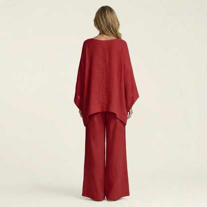 Candela | Conjunto bohemio de lino