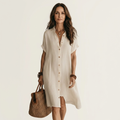 Eloisa | Vestido camisero midi con botones