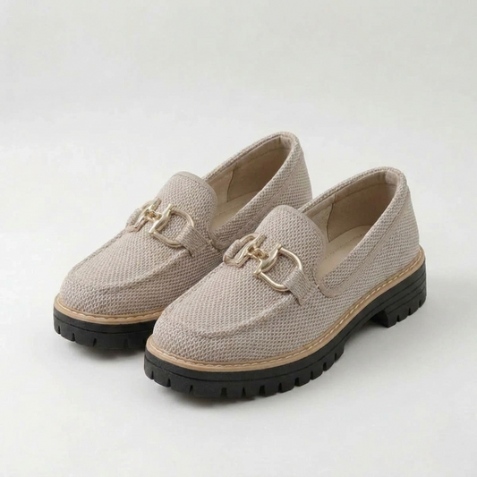 Victoria | Mocasines de malla transpirable con suelas gruesas y acolchadas
