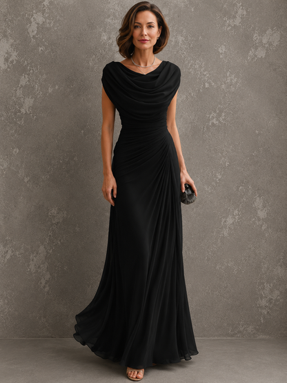 Azul | Vestido largo elegante
