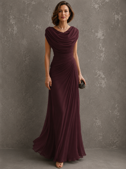 Azul | Vestido largo elegante