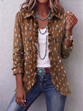 Nicolasa | Chamarra con estampado animal y volantes