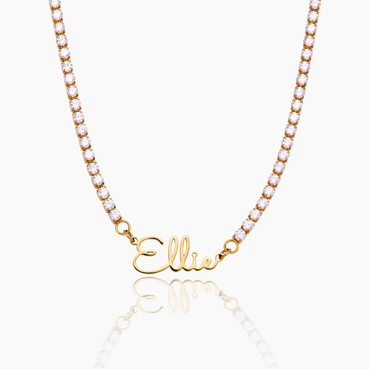Valentina | Collar tipo tennis con nombre personalizado