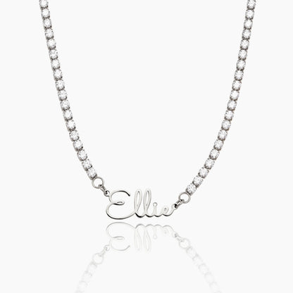 Valentina | Collar tipo tennis con nombre personalizado