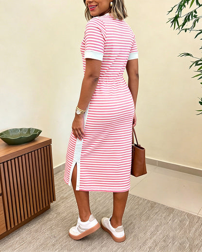 Mariana | Vestido midi camisero con bolsillos