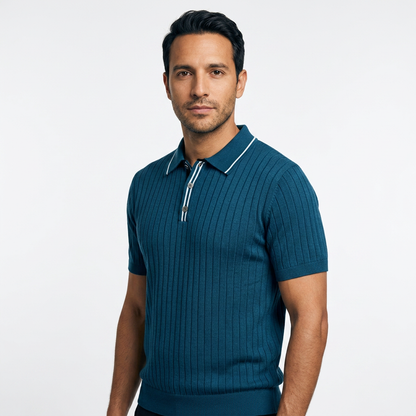 Gael | Polo de punto vintage de tres botones