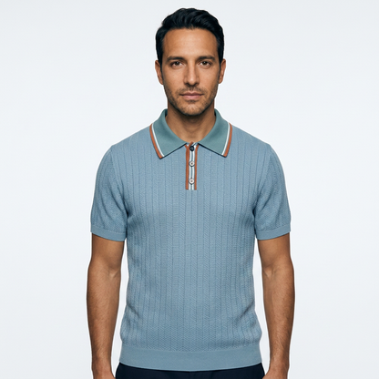 Gael | Polo de punto vintage de tres botones