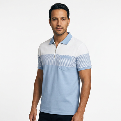 Nicolás | Polo de rayas con cierre