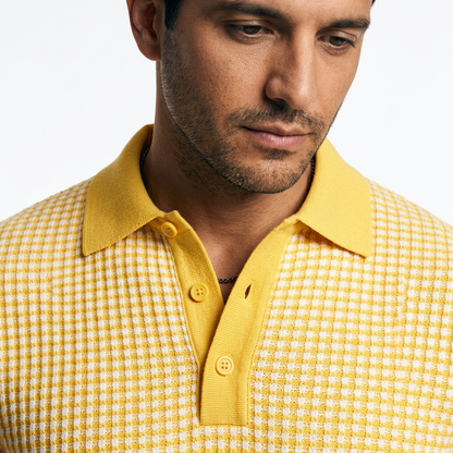 Julián | Polo ISA de cuello waffle