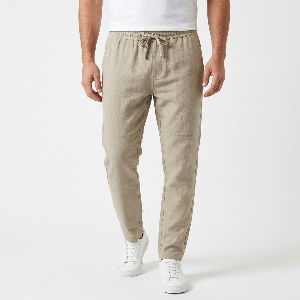 Gonzalo | Pantalón de lino de corte relajado