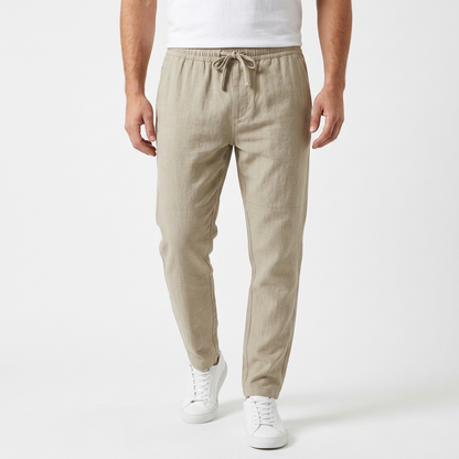 Gonzalo | Pantalón de lino de corte relajado