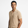 Adrián | Polo de punto jacquard vintage
