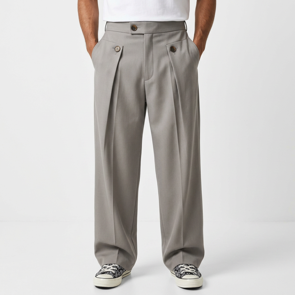 Diego | Pantalón de pierna ancha