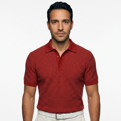Julián | Polo ISA de cuello waffle