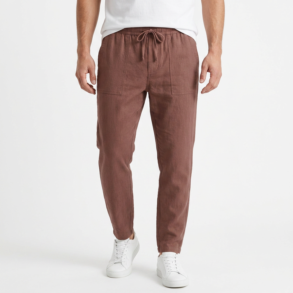 Gonzalo | Pantalón de lino de corte relajado