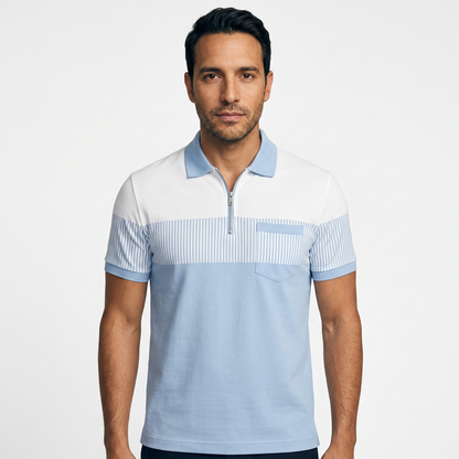 Nicolás | Polo de rayas con cierre