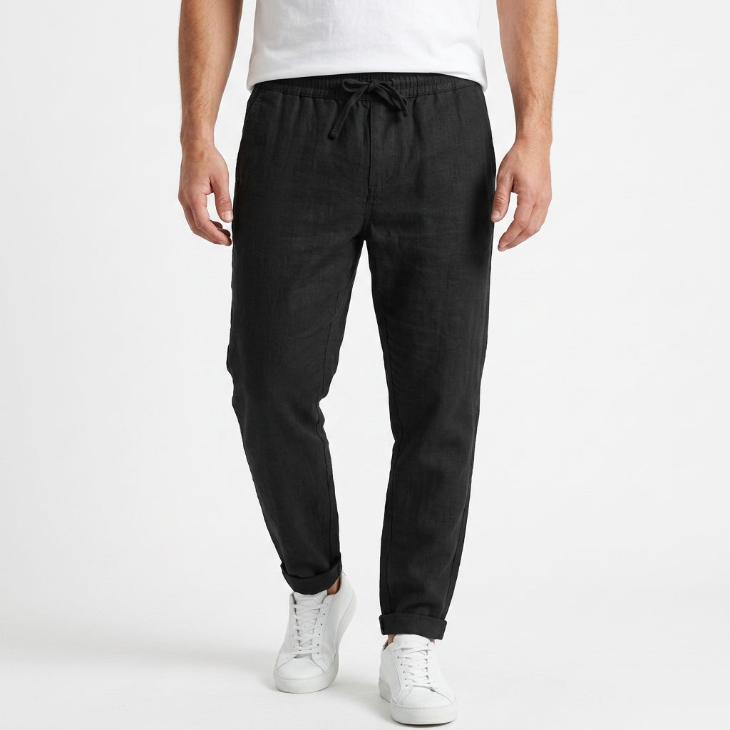 Gonzalo | Pantalón de lino de corte relajado