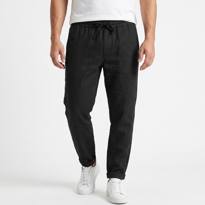 Gonzalo | Pantalón de lino de corte relajado