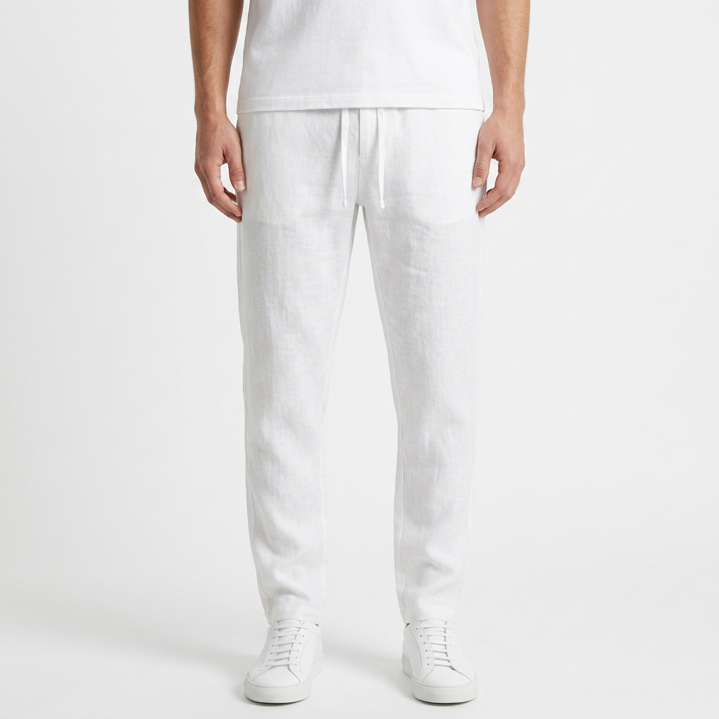 Gonzalo | Pantalón de lino de corte relajado