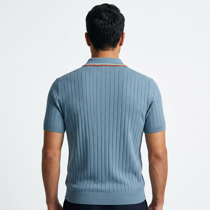 Gael | Polo de punto vintage de tres botones