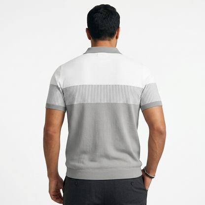 Nicolás | Polo de rayas con cierre
